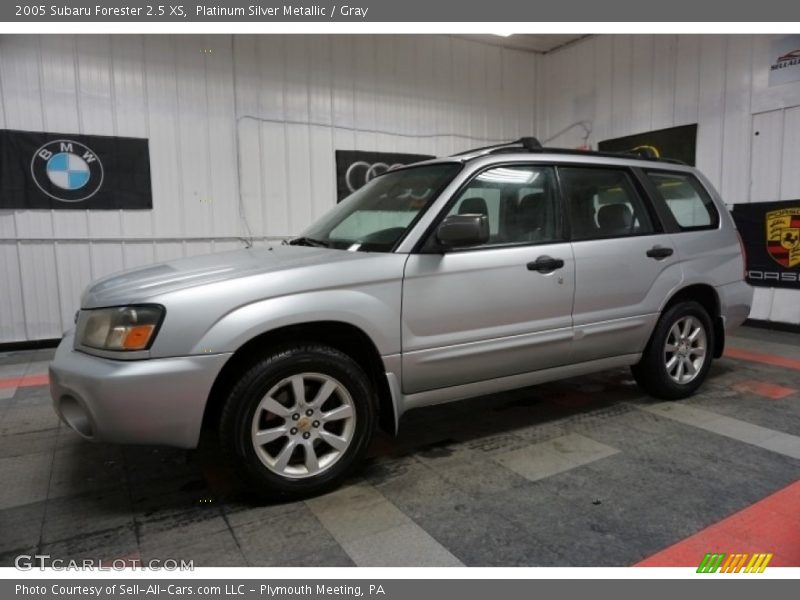Platinum Silver Metallic / Gray 2005 Subaru Forester 2.5 XS