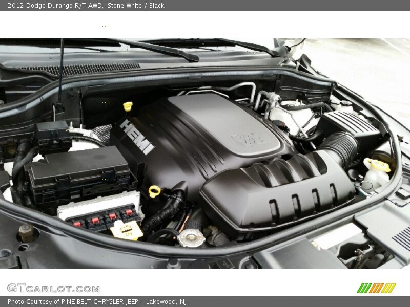 Stone White / Black 2012 Dodge Durango R/T AWD