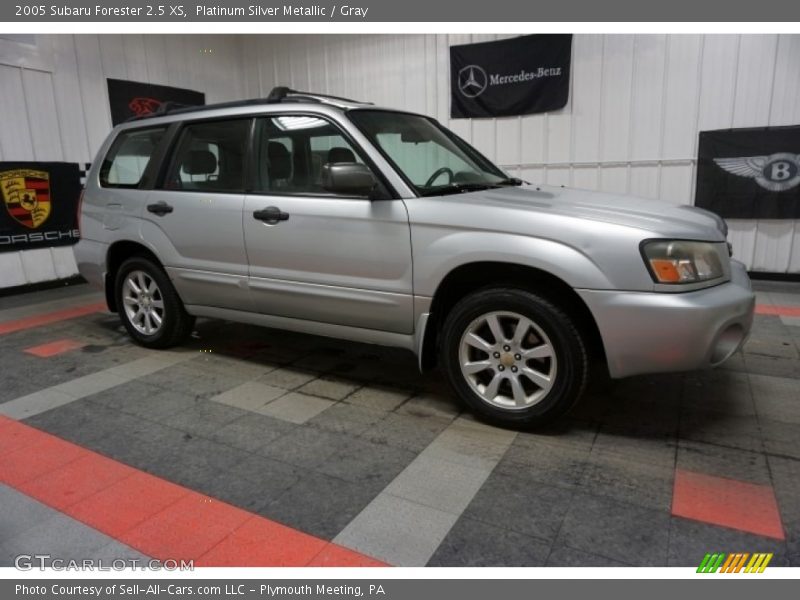 Platinum Silver Metallic / Gray 2005 Subaru Forester 2.5 XS