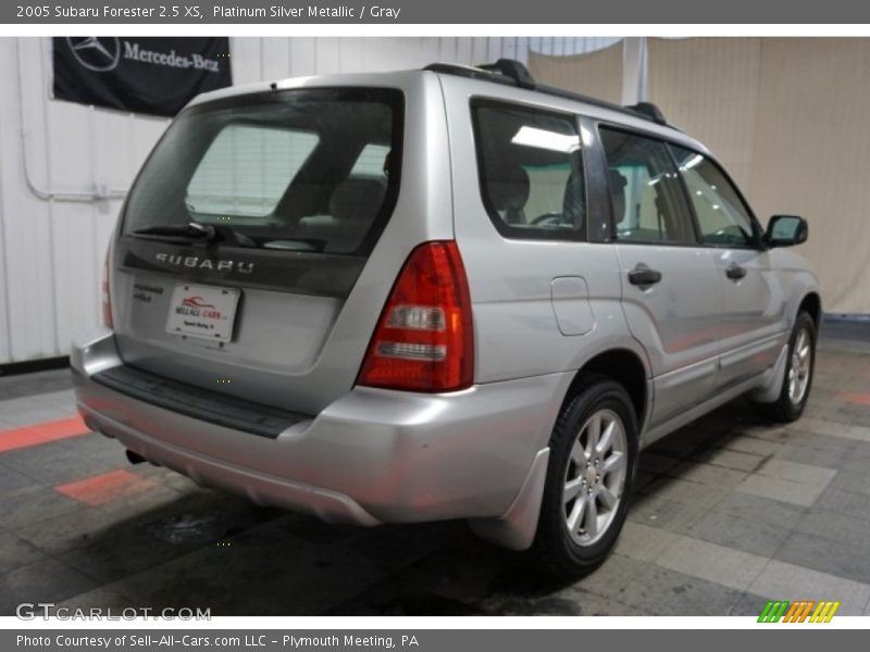 Platinum Silver Metallic / Gray 2005 Subaru Forester 2.5 XS