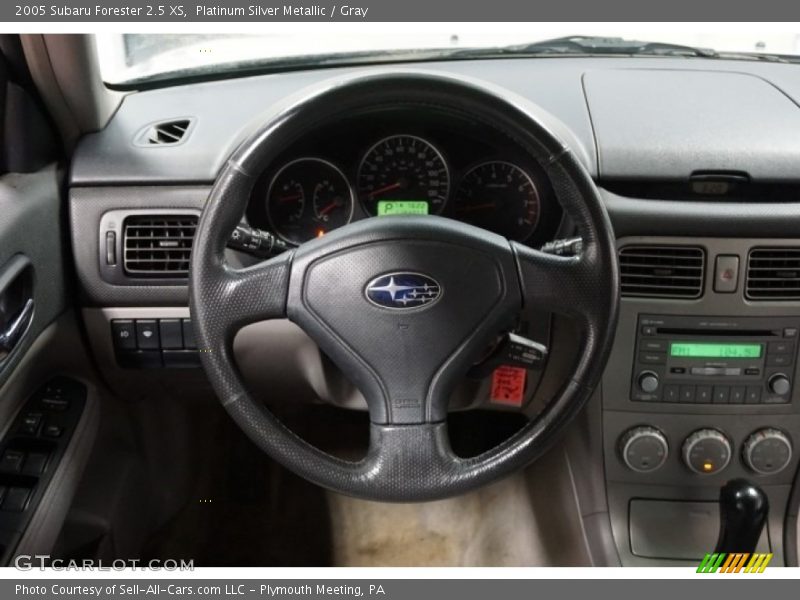 Platinum Silver Metallic / Gray 2005 Subaru Forester 2.5 XS