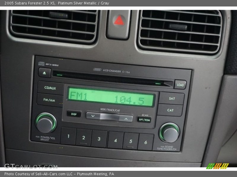 Platinum Silver Metallic / Gray 2005 Subaru Forester 2.5 XS