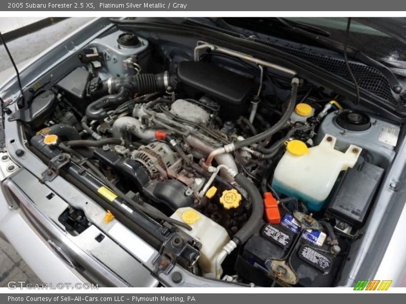 Platinum Silver Metallic / Gray 2005 Subaru Forester 2.5 XS