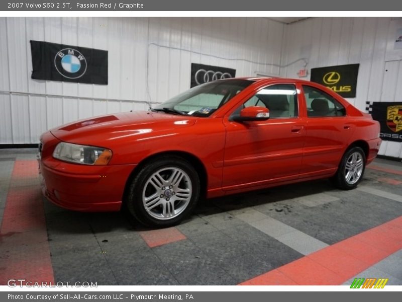 Passion Red / Graphite 2007 Volvo S60 2.5T