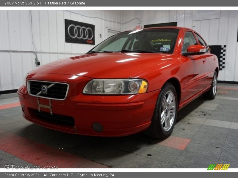 Passion Red / Graphite 2007 Volvo S60 2.5T