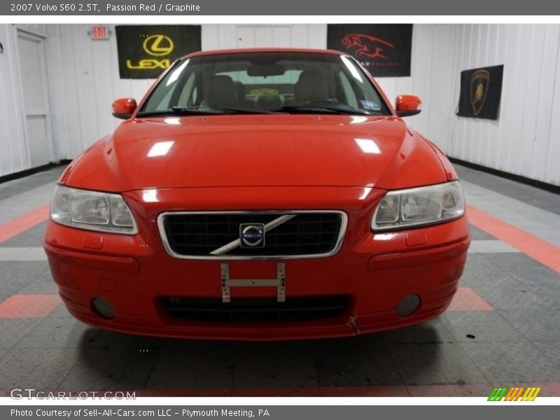 Passion Red / Graphite 2007 Volvo S60 2.5T