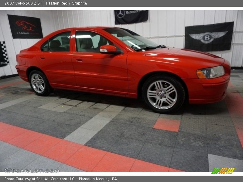 Passion Red / Graphite 2007 Volvo S60 2.5T