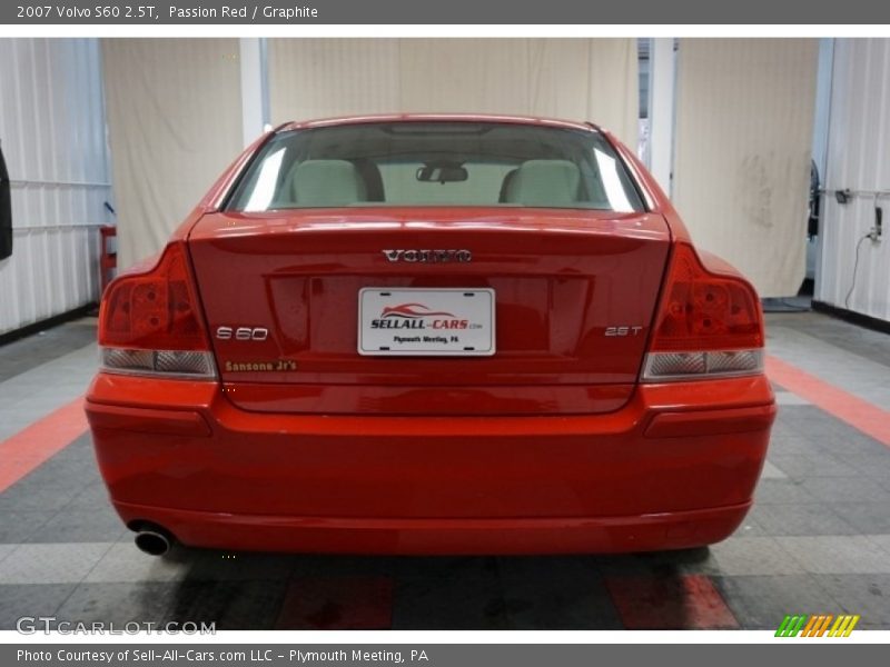 Passion Red / Graphite 2007 Volvo S60 2.5T