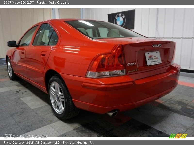 Passion Red / Graphite 2007 Volvo S60 2.5T