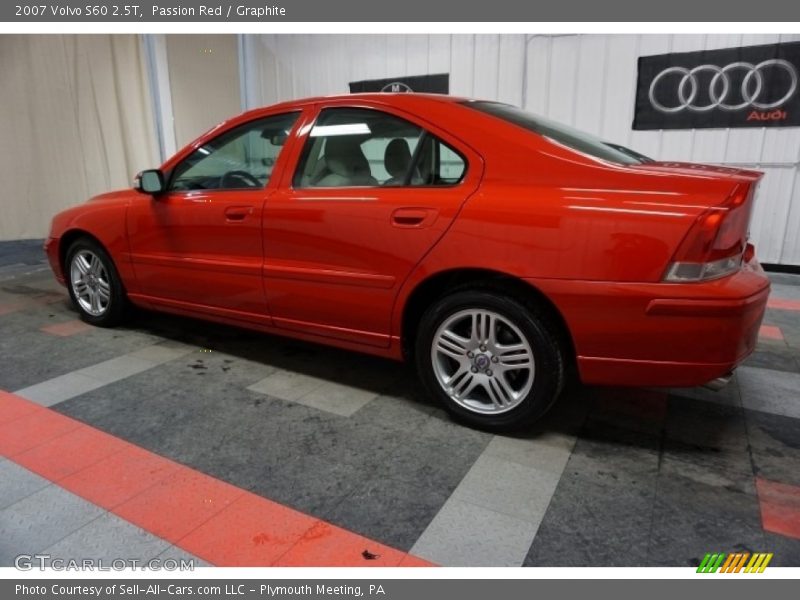 Passion Red / Graphite 2007 Volvo S60 2.5T