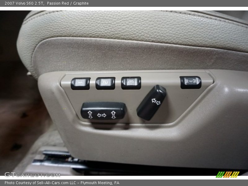 Passion Red / Graphite 2007 Volvo S60 2.5T