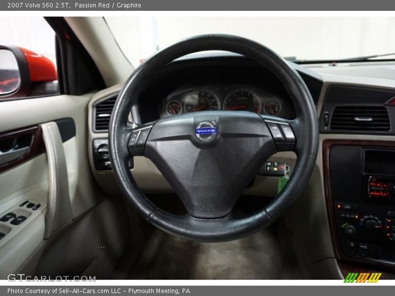 Passion Red / Graphite 2007 Volvo S60 2.5T