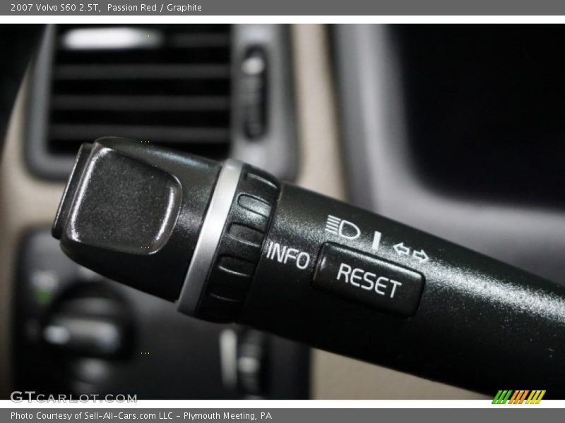 Passion Red / Graphite 2007 Volvo S60 2.5T