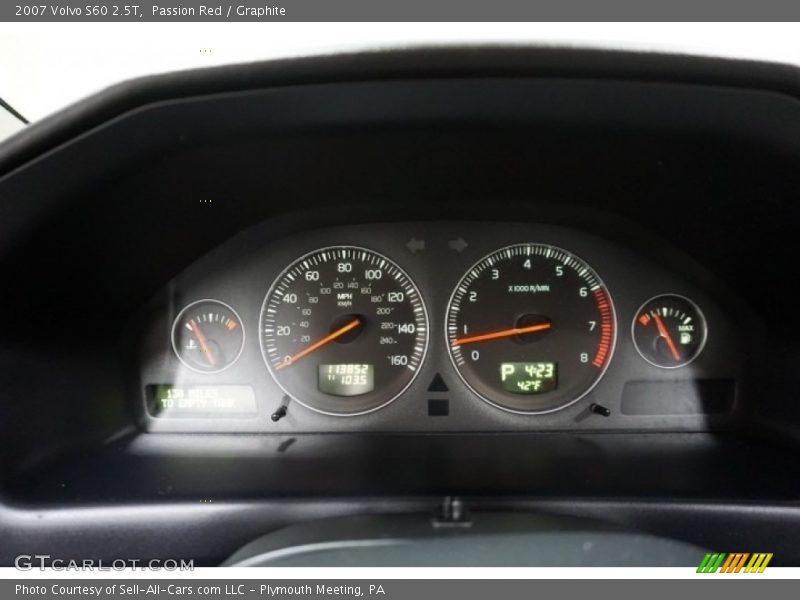 Passion Red / Graphite 2007 Volvo S60 2.5T