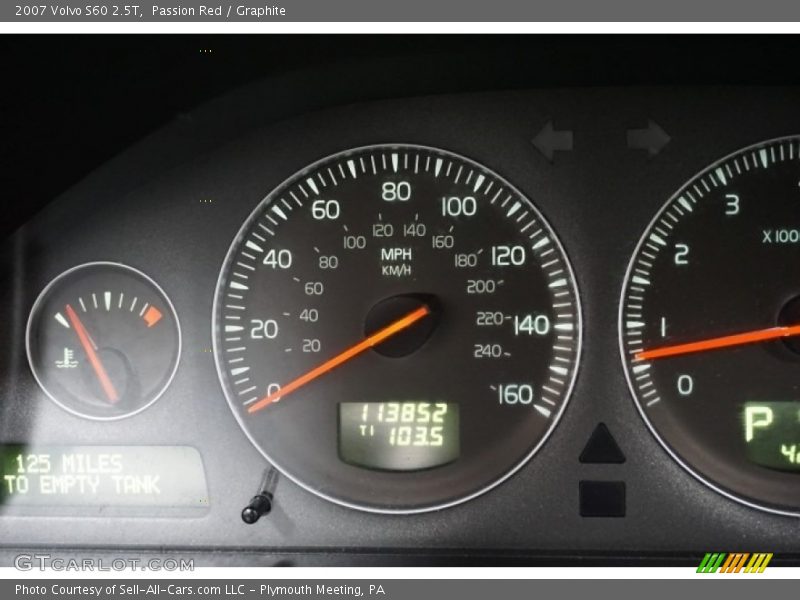 Passion Red / Graphite 2007 Volvo S60 2.5T