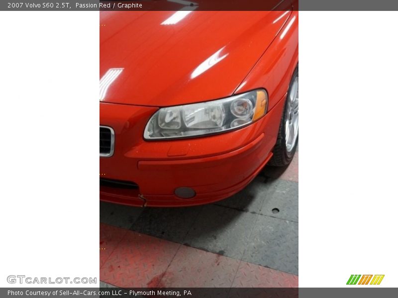 Passion Red / Graphite 2007 Volvo S60 2.5T