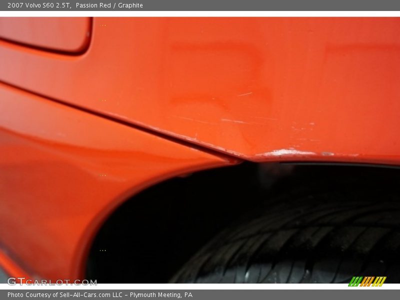 Passion Red / Graphite 2007 Volvo S60 2.5T