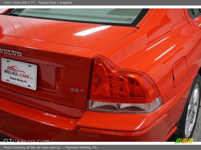 Passion Red / Graphite 2007 Volvo S60 2.5T