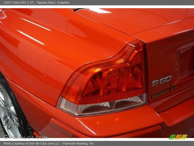 Passion Red / Graphite 2007 Volvo S60 2.5T