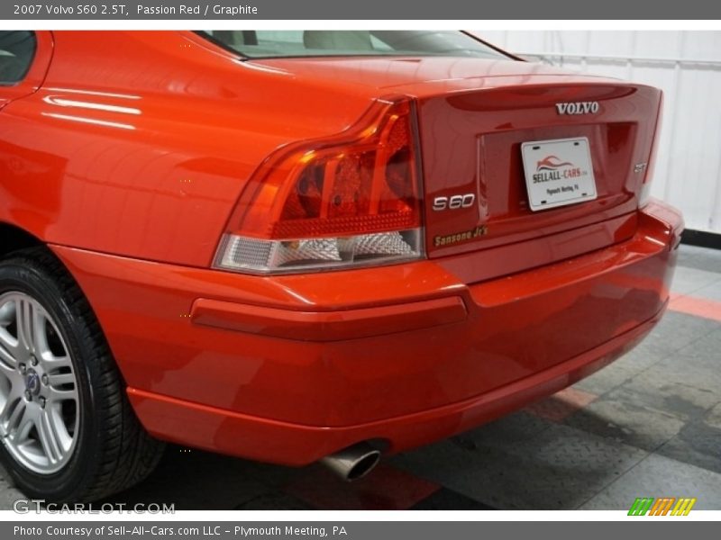 Passion Red / Graphite 2007 Volvo S60 2.5T