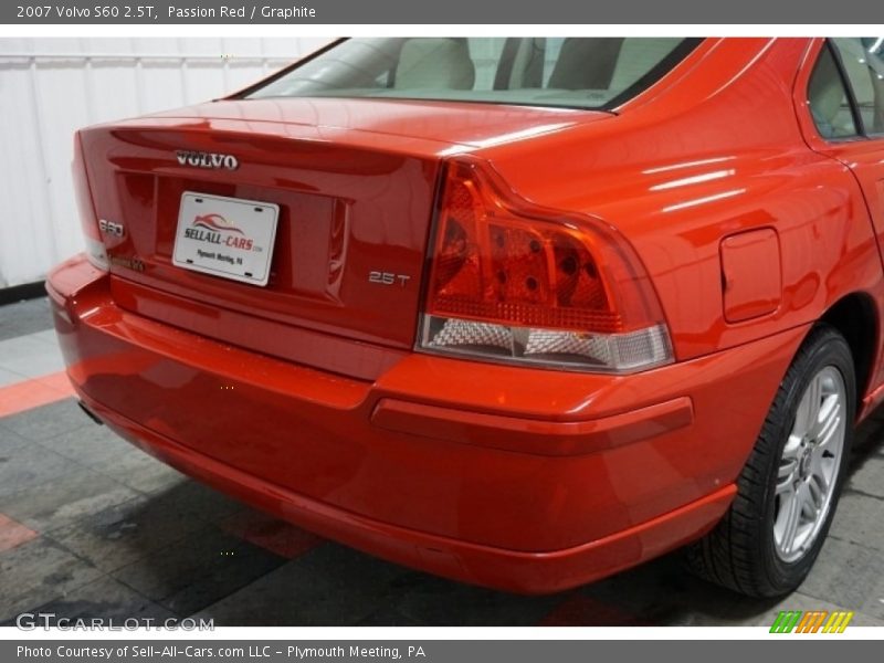 Passion Red / Graphite 2007 Volvo S60 2.5T