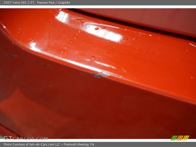 Passion Red / Graphite 2007 Volvo S60 2.5T