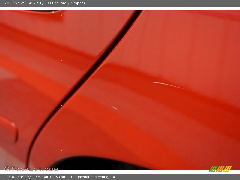 Passion Red / Graphite 2007 Volvo S60 2.5T