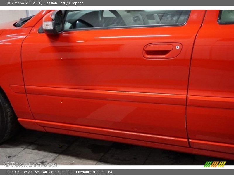 Passion Red / Graphite 2007 Volvo S60 2.5T