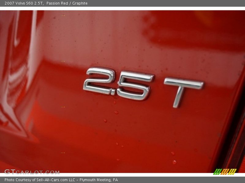 Passion Red / Graphite 2007 Volvo S60 2.5T