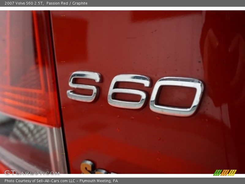 Passion Red / Graphite 2007 Volvo S60 2.5T