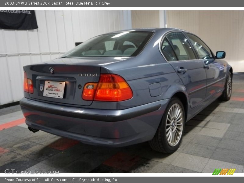 Steel Blue Metallic / Grey 2003 BMW 3 Series 330xi Sedan