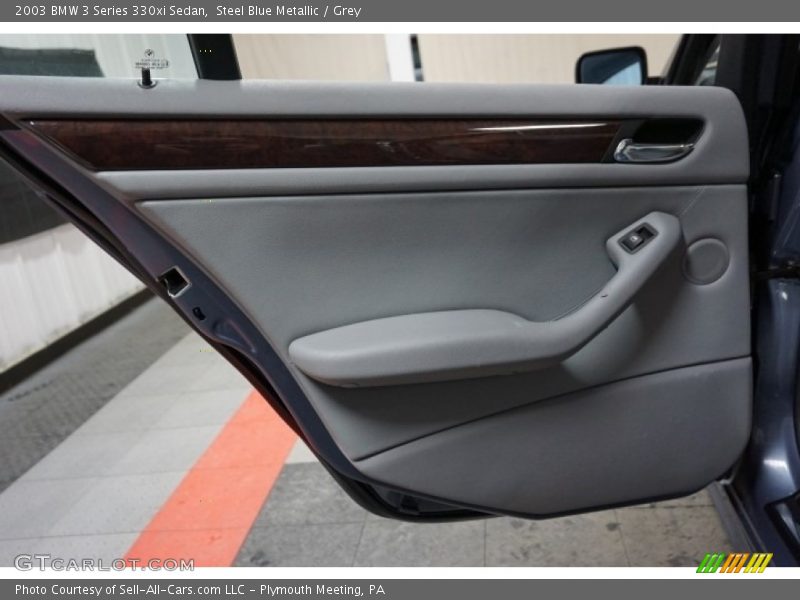 Steel Blue Metallic / Grey 2003 BMW 3 Series 330xi Sedan