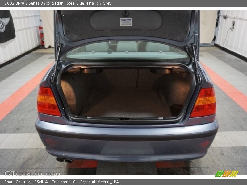 Steel Blue Metallic / Grey 2003 BMW 3 Series 330xi Sedan