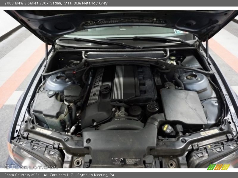 Steel Blue Metallic / Grey 2003 BMW 3 Series 330xi Sedan
