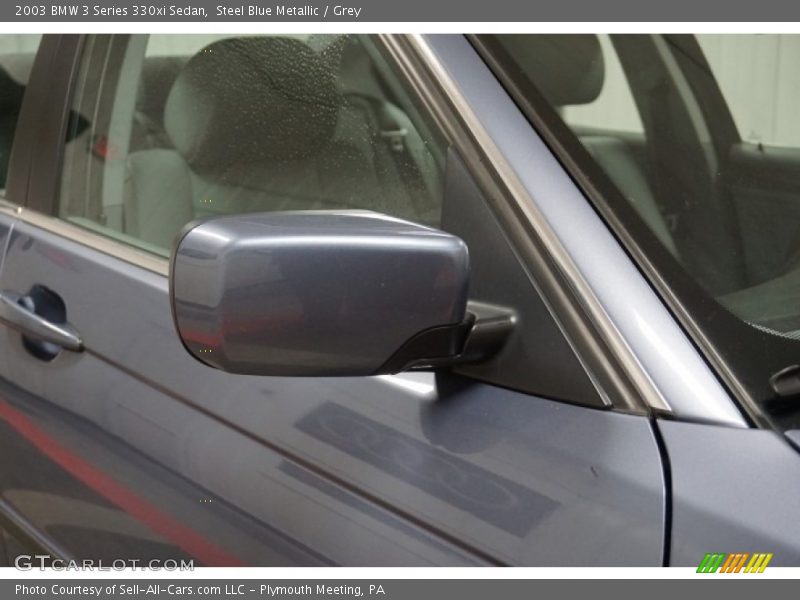 Steel Blue Metallic / Grey 2003 BMW 3 Series 330xi Sedan