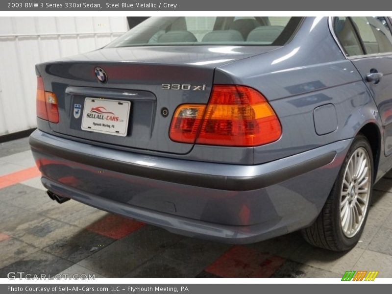 Steel Blue Metallic / Grey 2003 BMW 3 Series 330xi Sedan