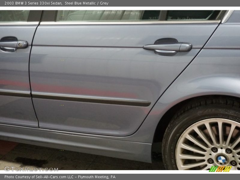 Steel Blue Metallic / Grey 2003 BMW 3 Series 330xi Sedan