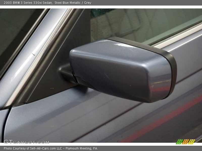 Steel Blue Metallic / Grey 2003 BMW 3 Series 330xi Sedan
