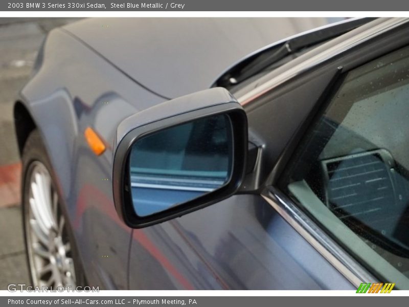 Steel Blue Metallic / Grey 2003 BMW 3 Series 330xi Sedan