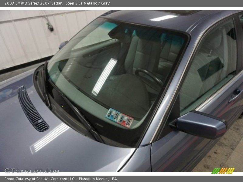 Steel Blue Metallic / Grey 2003 BMW 3 Series 330xi Sedan