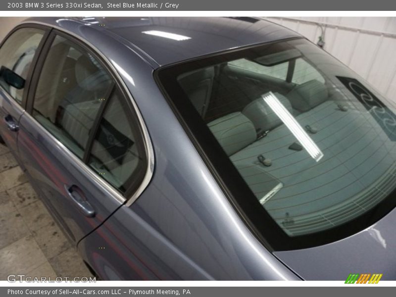 Steel Blue Metallic / Grey 2003 BMW 3 Series 330xi Sedan