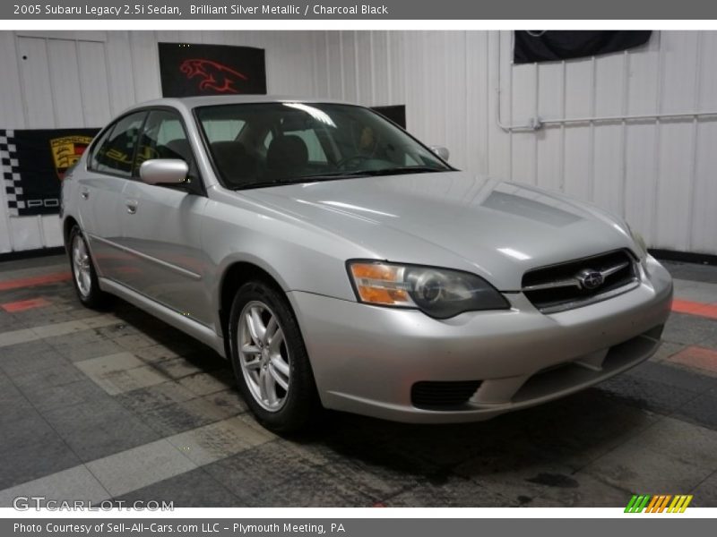 Brilliant Silver Metallic / Charcoal Black 2005 Subaru Legacy 2.5i Sedan