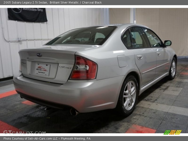 Brilliant Silver Metallic / Charcoal Black 2005 Subaru Legacy 2.5i Sedan