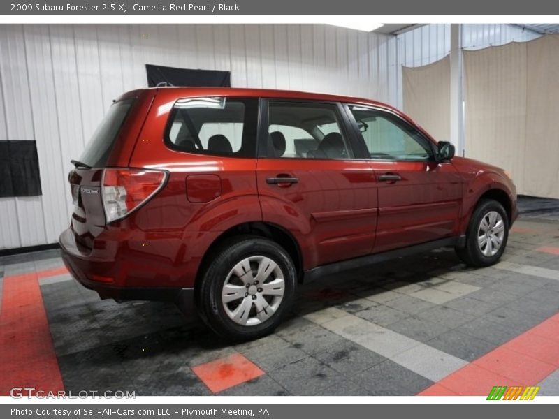 Camellia Red Pearl / Black 2009 Subaru Forester 2.5 X