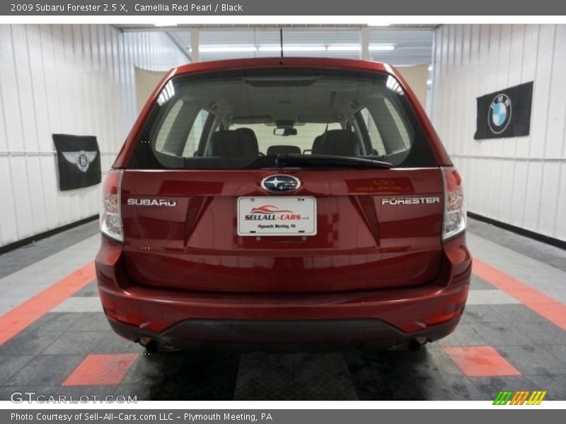 Camellia Red Pearl / Black 2009 Subaru Forester 2.5 X