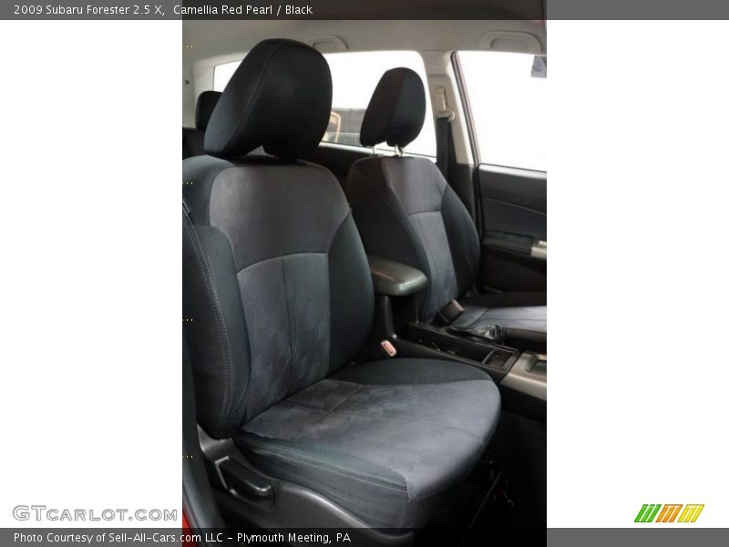 Camellia Red Pearl / Black 2009 Subaru Forester 2.5 X