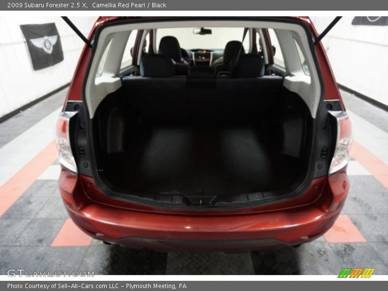 Camellia Red Pearl / Black 2009 Subaru Forester 2.5 X