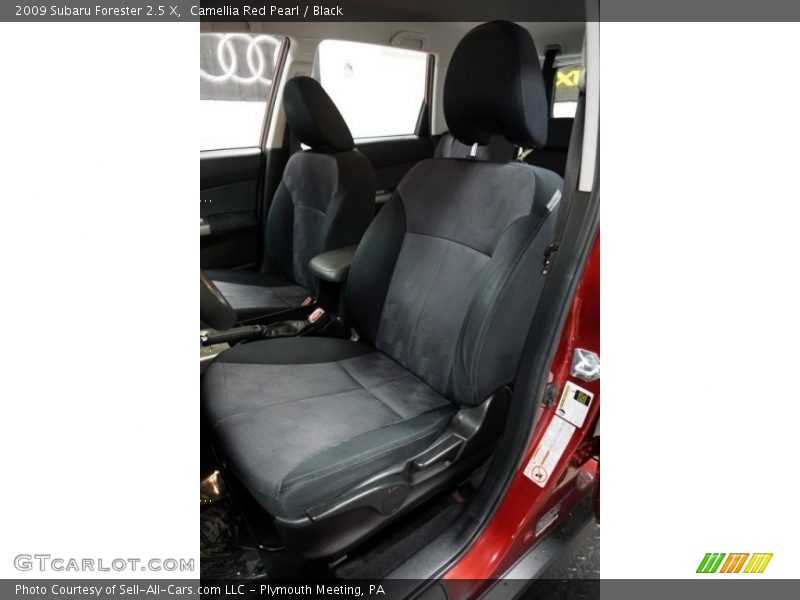 Camellia Red Pearl / Black 2009 Subaru Forester 2.5 X