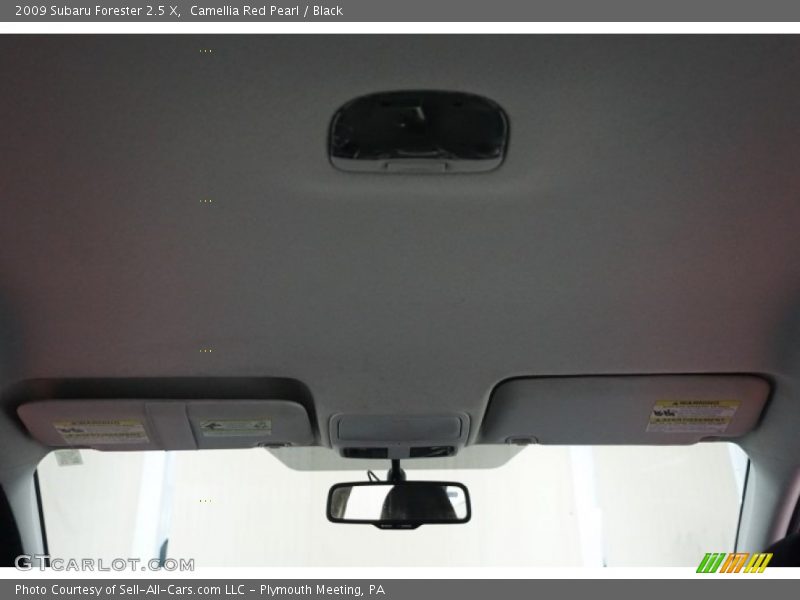Camellia Red Pearl / Black 2009 Subaru Forester 2.5 X
