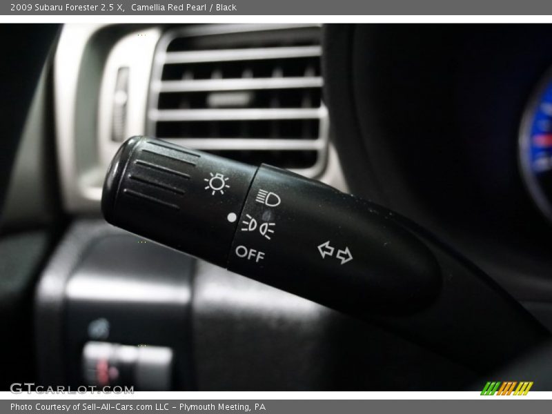 Camellia Red Pearl / Black 2009 Subaru Forester 2.5 X